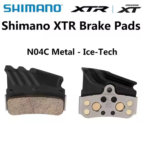 Shimano DEORE xt XTR D03S N03A N04C Resin Metal Disc Brake Pads Cooling Fin Ice Tech 4piston Brake P