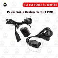 Power Cable Replacement AC Power Cord Cable PS4 Power Cable PS5 Power Cable PS5 PS4 XBOX ONE DESKTOP