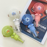 Cartoon mini fan Air Cooler Water cooler fan cooling fan Cooling Spray Fan USB Desktop Fan Mini Air Portable Kipas mini