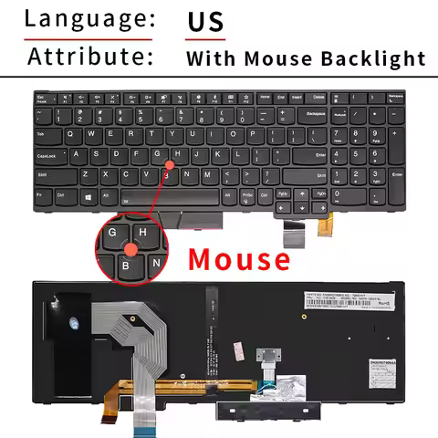 RU Russian replace keyboards For Lenovo 01ER582 01ER541 SN20M07934 ThinkPad T570 T580 P51S P52S Note
