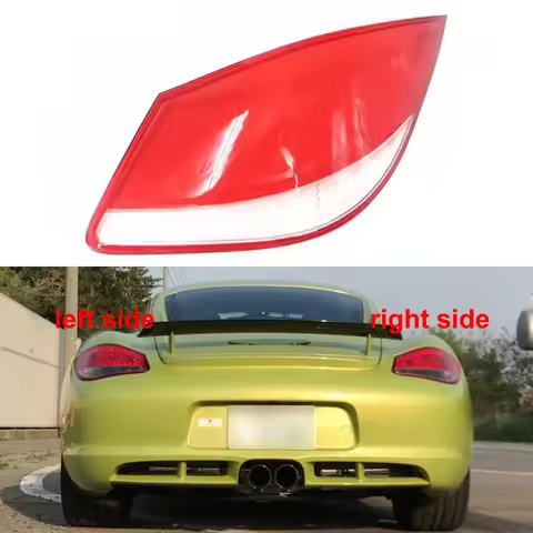 For Porsche Cayman 987.2 718 Car Accessories Tail Lamp Cover Taillight Shell Rear Brake Lights Mask 