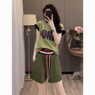 Leisure Sports Suit for Women - Comfortable Loungewear Pajamas | Loose Fit Two-Piece Set