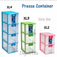 LACI CD 3 SUSUN LION STAR PRESSA XL / MINI CONTAINER 3 SUSUN LION STAR