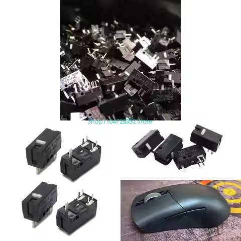 4Pcs Optical Mouse MicroSwitch D2FP-FN2 Mouse Button Fretting Switches for ROG III Point 36K ROG Cha