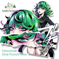 EARLFAMILY Gyaru Tattoo Tatsumaki Fanart Car Sticker JDM Anime One Punch Man Sketch Waifu Sticker NS