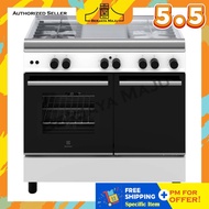Electrolux 4 Burner 62L Free Standing Gas Cooker With Electric Oven ECG942W (White) | gas cooker sto
