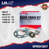 CHAIN KIT SPROCKET SET YAMAHA LAGENDA 115 LC135 Y15ZR Y16ZR