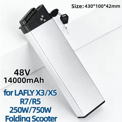 DCH 006 Replacement Battery – 48V 10Ah-14Ah for LAFLY X3/X5 & JINGHMA R7/R5 Folding Scooter, Compati