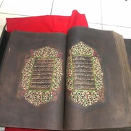 Terjangkau Mushaf Kitab Suci Al Quran Besar Tulisan Tangan Tinta Mas