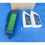 Oil Spark Plug Filter Set Mb10w-30 Gray Cover 0.7 Liters/0.8 Liters Genuine Honda Forza350ADV350/ To