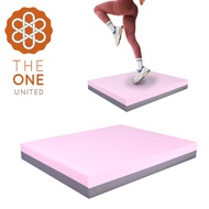 【The One】加大加厚雙層高彈止滑TPE超慢跑墊60mm/多功能跪墊/核心訓練墊/止滑多功能墊/跳繩墊/超慢跑墊/瑜珈跪墊 支撐墊 猿猴式超慢跑 大地回春超慢跑)(三色)/ 粉灰