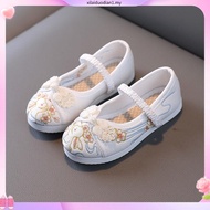 Old Beijing cloth shoes for children, baby girls, costume shoes, traditional Beijing children's  clo