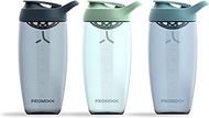 Promixx PURSUIT Protein Shaker Bottle Pack of 3 - Premium Sport Blender Bottles for Protein Mixtures