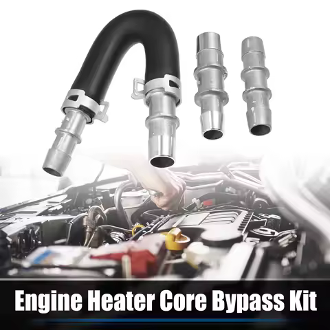 UXCELL 5/8" 3/4" Engine Heater Core Bypass Kit for Most Common Heater Hoses