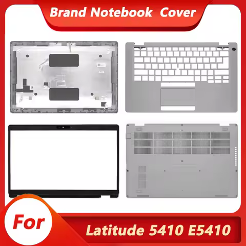 New For Latitude 5410 E5410 LCD Back Cover Top Case Front Bezel Palmrest Lower Bottom Case Housing 0