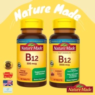 พร้อมส่ง Nature Made Vitamin B12 500 mcg / 3000 mcg B-12 วิตามินบี 12 เพิ่มเม็ดเลือดแดง