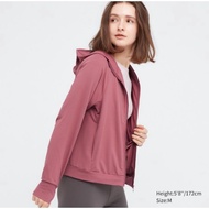 UNIQLO JAKET HOODIE UV CUT MESH AIRISM WANITA JAKET UNIQLO AIR, Jastip