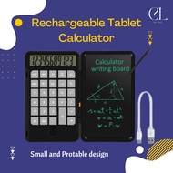 Rechargeable Tablet Calculator Small Portable Small Notepad Basic Office Calculator Notepad