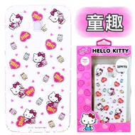 【Hello Kitty】ASUS ZenFone 3 (5.2吋) ZE520KL 彩繪空壓手機殼(童趣)