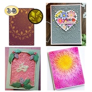 3D Embossing Folder Flower Pattern Scrapbooking Supplies Craft Materials DIY Art Deco Background Photo Album