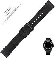 23mm Rubber Watch Band replacement for Citizen Eco-Drive Promaste BN0085-01E BJ2110 BJ2115-07E BJ2117-01E Silicone Strap Wirstband accessories for Men and Women