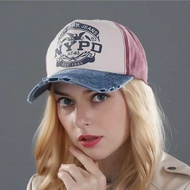 Rhodey Men's Baseball Cap NYPD New York JeansWanita - S8R [ IK F Store ]