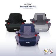 GLOWY คาร์ซีท รุ่น Travel Kids Fix Booster Seat สำหรับเด็ก 15-36 kg. ติดตั้งได้ทั้ง ISOFIX และเข็มขัดนิรภัย 3 จุด