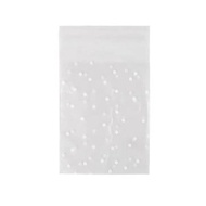 INS Style Frosted Transparent Self-Adhesive Bag Collection Good-looking Card Packaging Mini Truck Card Holder Gift Packaging Ziplock Bag OPP Bag White Dot Rice Card Making XINGX Bar-Shaped Protective Case Aidou Star