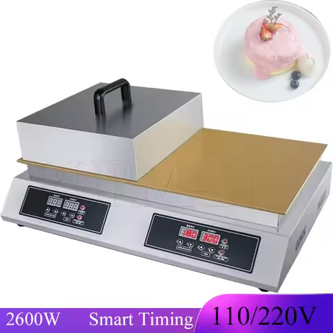 110/220V Fluffy Japanese Souffle Pancakes Maker Double Head Snacks Machine