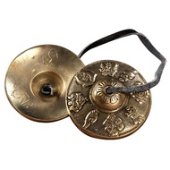 Handcrafted Tibetan Meditation Tingsha Cymbal Simbal Bell Keberuntungan 6.5 cm