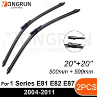 Front Wipers For BMW 1 Series E81 E82 E87 E88  118d 118i 120i 120d 123d 125i 128i 135i 116i 116d 200