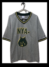 Champion x Nya驚訝貓 / ne net nya T-shirt