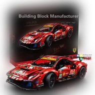 24 Hour Shipping❗❗❗ Compatible building blocks Copy Lego Compatible LEGO Ferrari-488 42125( 1677+PCS