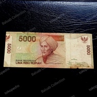 Koleksi Numismatik uang misscut salah potong Fine sobek margin