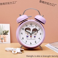 Alarm Clock Clock Clock Clock Metal Charging Silent Alarm Clock Alarm Clock Student Youth Pioneer De
