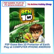 【PSP GAMES Main DI PC Iphone Android phone 】PSP Game Ben 10 Protector of Earth Komputer PC GAME phon