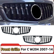 Tuning Accessories Middle Mesh Front Mask Grille Inlet Grill For Mercedes Benz C class W204 C204 200