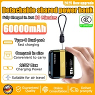 【3c certification】3c powerbank fast charging 6000mah powerbank 3c certified detachable and detachabl