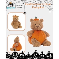 Halloween teddy bear, teddy bear Genuine UK halloween Jellycat Bartholomew Pumpkin bear Decoration