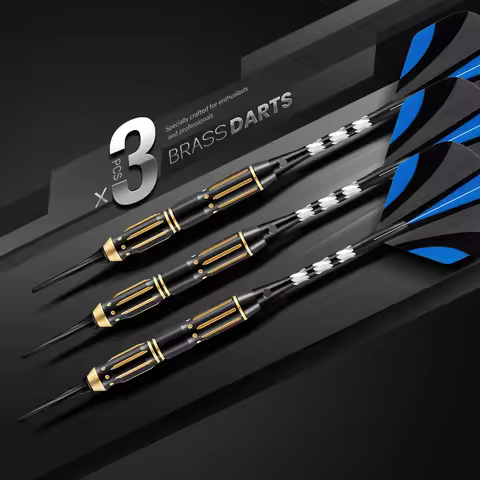 Huanqu Safety Soft Dart Set, 3-Piece Set of 20g Professional Darts, Equipped with Soft Dart Tips, Al