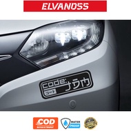 Bumper sticker - 02 cutting sticker car code jdm bumper car sticker Waterproof material