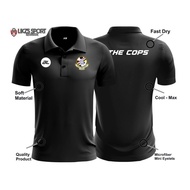 Myra Sport  PdrmFA Travel Jersey DX2-AL HD  Polo   Wear Top  Microfiber Baju Berkolar  Top SAKA BIRU