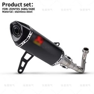 Zontes ZT368G / 368E Akrapovic Full Systems Exhaust 51mm Motorcycle Muffler system kit