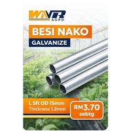 Besi Nako Naco Besi Bulat Besi Steel Pipe Hollow 5 Kaki Tahan Karat Khas Untuk Pertanian