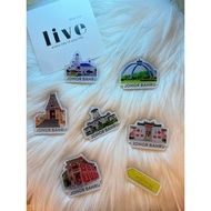 Johor Bahru Landmark Acrylic Fridge Magnet