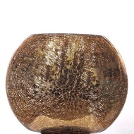 Pot Gold Ball Glass Vase /TG005G-2