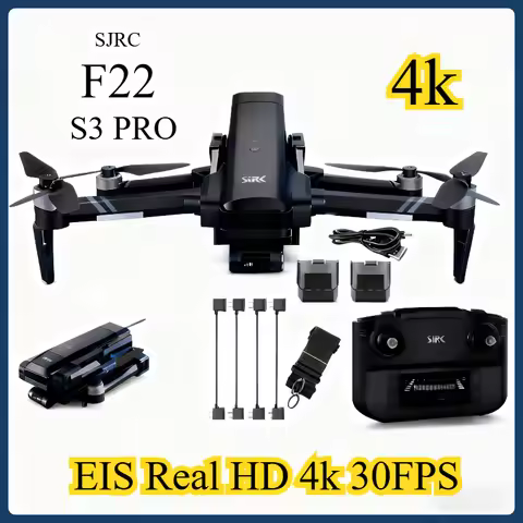 SJRC F22 S3 PRO Drone 4K Professional Camera GPS HD 5G WiFi FPV 3-Axis Gimbal EIS Brushless Foldable