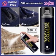 280Ml Water Repellent Spray Coating Sepatu Anti Air Efek Daun Talas Waterproof Spray Untuk Sepatu Ta