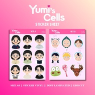 Yumi's Cells [Boak Woong] Kdrama Fanart Merch Sticker Sheets