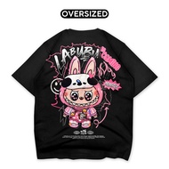 Kaos LABUBU MONSTER POPMART A2196 - VEJAGRAPHIC T-Shirt Oversize Regular